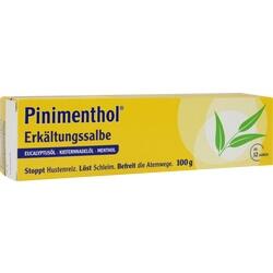 Gelbe Verpackung einer Erkältungssalbe für Personen ab 12 Jahren.